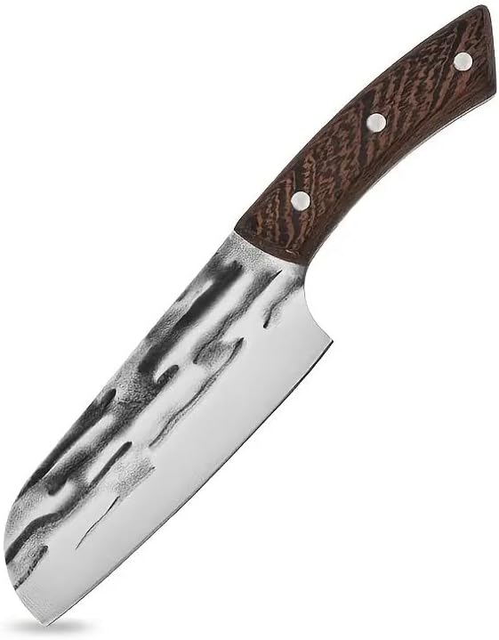 Meat Cleaver,Cleaver Knife Hand Forged Kitchen Knife, Stainless Steel Meat Vegetables Slicing Knife, Professional Butcher Cleaver Knife