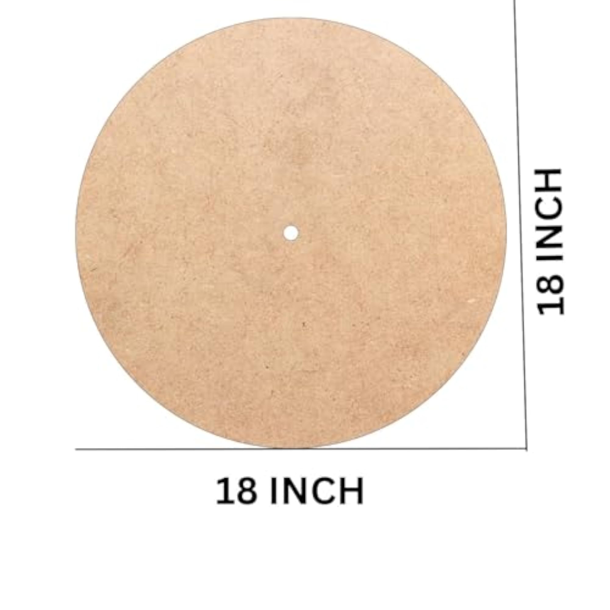 MDF Clock Base Round 4 mm Blank Clock Face Cutout for Clock Making