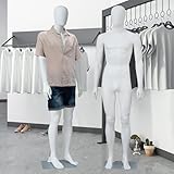 JSUN7 Full Body Male Mannequin 6 FT