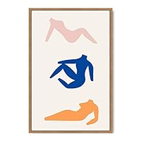 Framed Canvas Wall Art Boho Decor Illustration Canvas Prints Home Artwork Decoration for Living Room,Bedroom - 16x24 inches