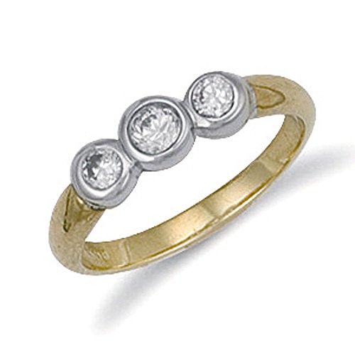 Anillo de oro amarillo 9ct evita alergias con esta sortija fina 375