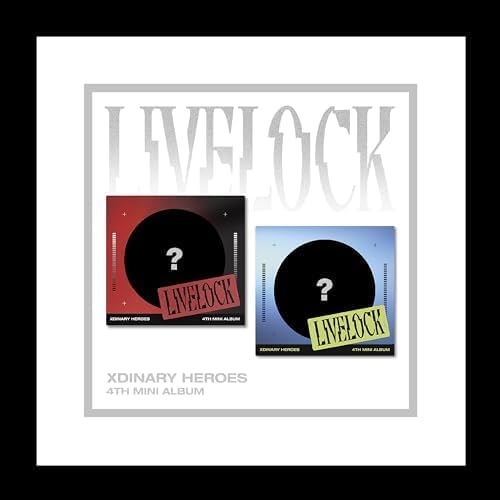 Xdinary Heroes LIvelock 4th Mini Album CD+Photobook+Photocard+Lyric Poster on Pa