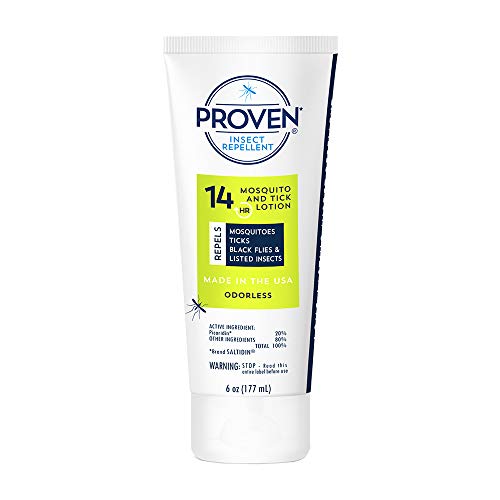 Proven 14 HR Insect Repellent Lotion – Odorless, 6 oz; Protects Against Mosquitoes