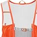 JISADER Running Vest Hydration Vest Backpack Lightweight Daypack Breathable Mesh Adjustable with 2 Bladders and Reflective Stripes Suitable for Running Hiking, Orange, L