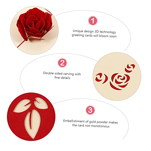 Tofficu 1 Conjunto Cartão De Felicitações De Ação De Graças Cartão De Aniversário Feliz Dia Corações