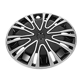 HOODANCOS Radkappen Felgenabdeckung Radnabenabdeckung aus Robustem PP Material Dekorative Auto...