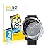 Produktbild BROTECT Schutzfolie kompatibel mit Garmin Vivoactive 3 / Forerunner 45 / Approach S40 (2 Stück) klare Displayschutz-Folie