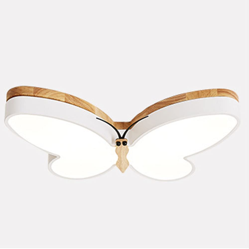 Plafonnier LED Protection des Yeux à Haute Translucidité - Luminaire Papillon 3 Couleurs