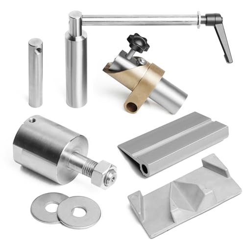 BMWOOD LG-GRIND Lathe Tool Rest Sharpening System Kit, used on Woodturning Lathe, Grinding Jig for wood chisels With 1