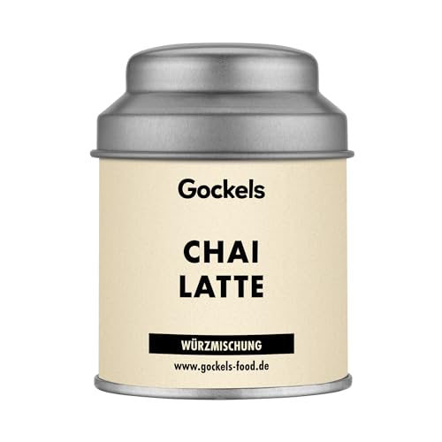 Chai Latte Gewürz, handgemachte Gewürzmischung, Gockels Food Genussmanufaktur, Zutaten aus eigenem Anbau, Premium Qualiät in wiederverschließbarer Aroma-Dose, ohne Zusatzstoffe