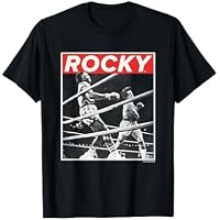 Rocky Savage Punch Apollo Creed Fight Vintage Panel Camiseta