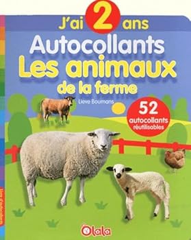 Paperback Les animaux de la ferme : J'ai 2 ans [French] Book