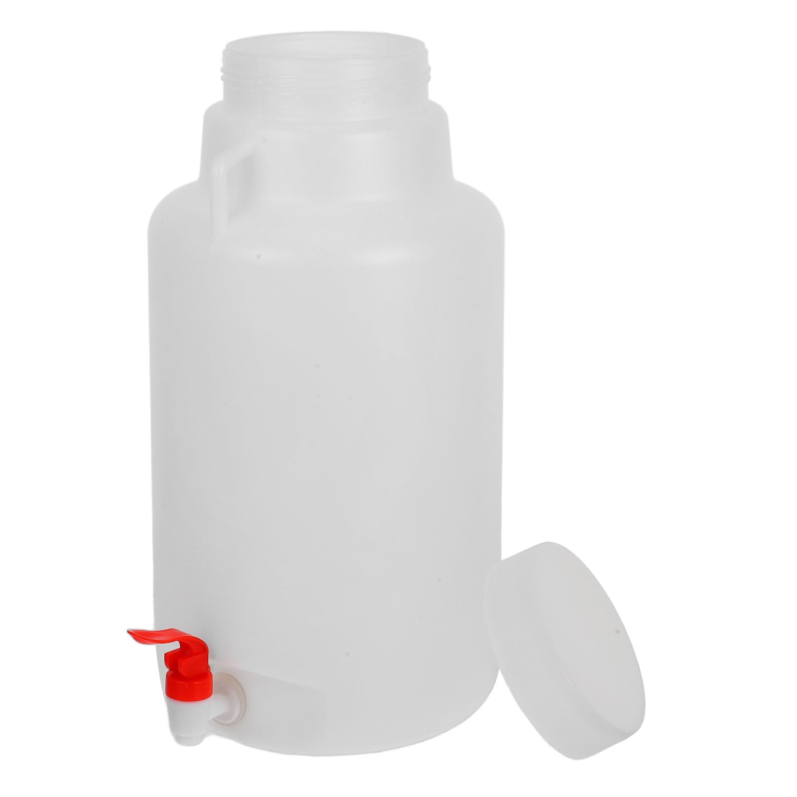 NUOBESTY Botella Dispensadora de Plástico Grifo 5L para Laboratorio Recipiente Hermético para Reactivos Jarra Práctica y Ligera para Dispensar Agua Contenedor de Almacenamiento Tapa