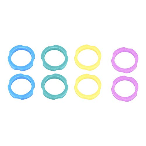 BNC Stecker auf Bananenstecker P1203 Koaxialkabel Oszilloskop Messleitung 120 cm + 8 Stück Silikon-Schutzkreise