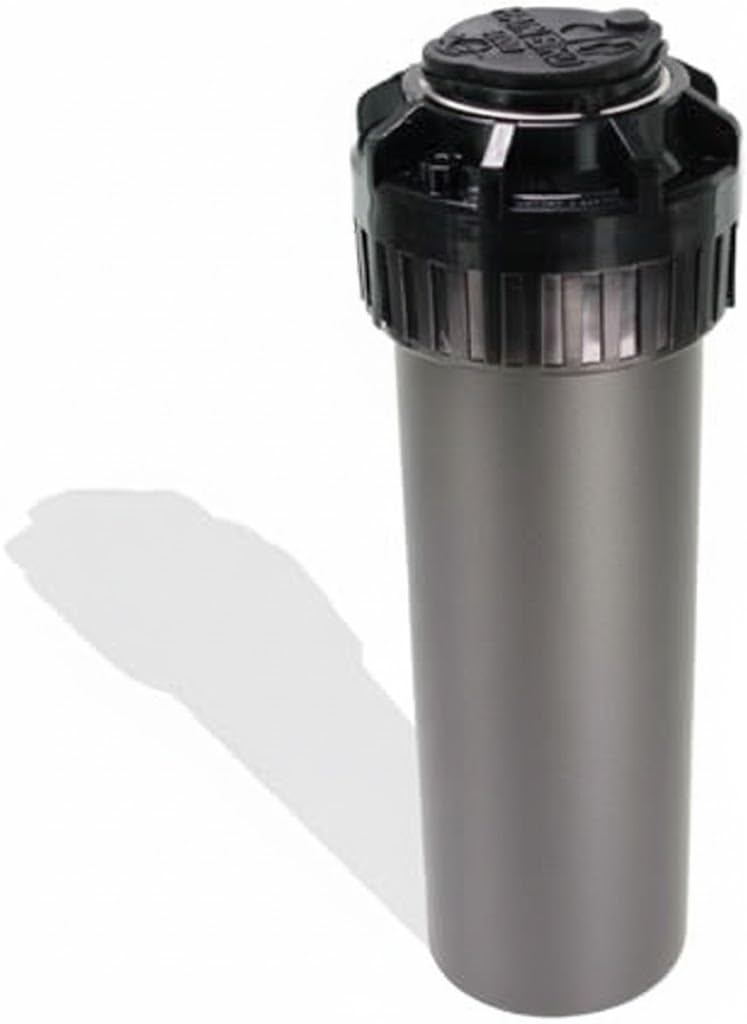 Suinga Pack 5 Aspersor R.Bird 5004-PC. Alcance 7,6 a 15,2 MTS. Rosca 3/4" Hembra - Aspersor de Jardin emergente - Turbina de Riego, Negro