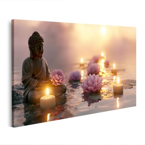Toile Bouddha harmonique pour créer un coin méditation dans le salon