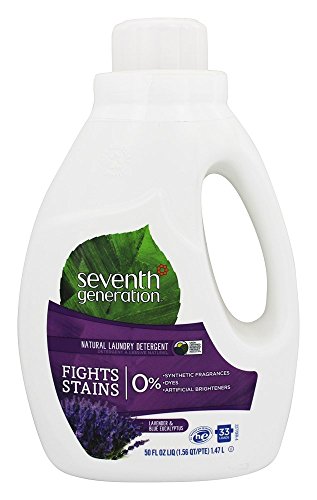 Seventh Generation Laundry Products Blue Eucalyptus 0 Lavender High Efficiency Liquids 2X Concentrates 32 Loads 50 fl. oz. 220960