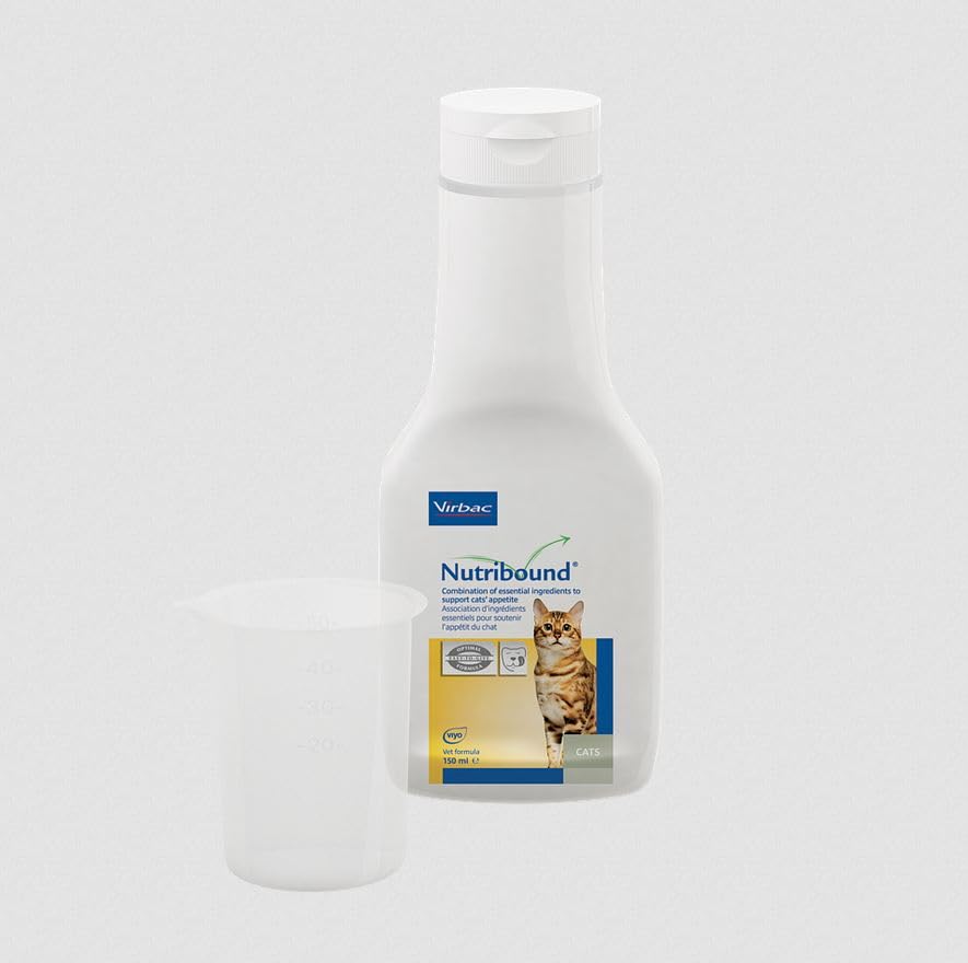 Virbac Nutribound Katze | 3 x 150 ml | Diät-Ergänzungsfuttermittel für Katzen | Bei Appetitmangel und Erschöpfungszuständen