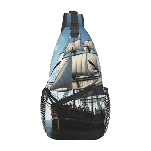 Bolso cruzado tipo bandolera para hombre negro