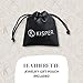 KISPER 925 Solid Sterling Silver 1mm Dainty Thin Box Chain Necklace for Women, Italian Made Tarnish Resistant Waterproof Hypoallergenic, 16 inches