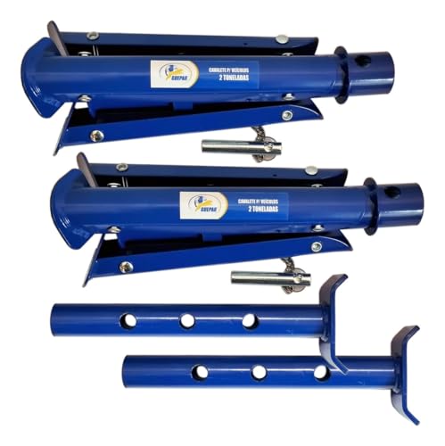 Preguiças Carro Cavalete para Automóvel 2T, Suporte Veículo Apoio, Conjunto de 2