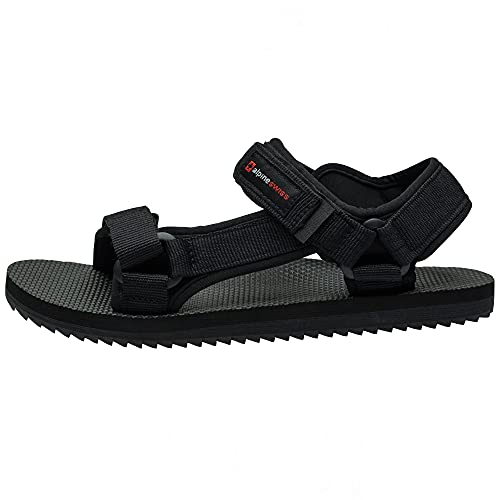 Alpine Swiss Reid Men’s Sport Sandals | Athletic Open Toe Outdoor Walking Shoes | Adjustable Straps | Cushioned EVA Footbed with Arch Support | Durable & Stylish Summer Comfort Sandals3