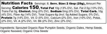 Pumpkin Seed Butter With Date, 8Oz #TOP2