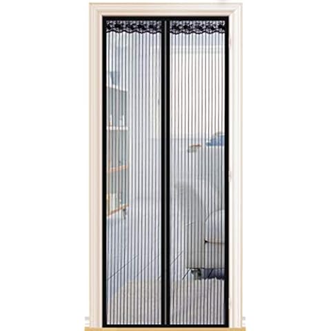 FasiCat Summer magnetic soft screen door encryption mute anti-mosquito door curtain without wearing magnetic strip screen anti-mosquito Velcro-2_100X200cm Cover