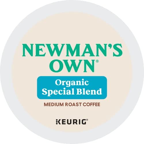 Newman's Own Organics Special Blend, Single-Serve Keurig K-Cup Pods, Medium Roast Coffee, 96 Count