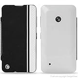 Mozo Book Sneaker Case for Nokia Lumia 530 - Black
