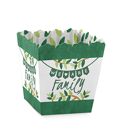 Big Dot of Happiness Family Tree Reunion - Mini Favor - Gathering Party Treat Candy Boxes - Set of 12