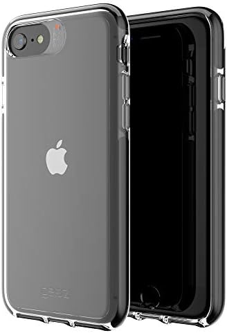 GEAR4 Piccadilly Compatible with New iPhone SE (2020) Case, Advanced Impact Protection, Integrated D3O Technology, Protective Phone Cover - Black