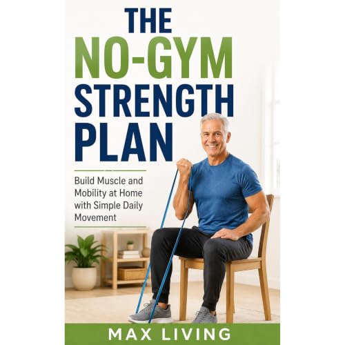 The No-Gym Strength Plan Audiolibro Por Max Living arte de portada