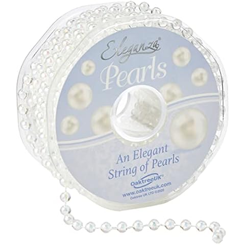 ELEGANZA Pearl Bead String 6mm x 10m Iridescent No. 42, 0.3x0.3x1.05 cm Cover