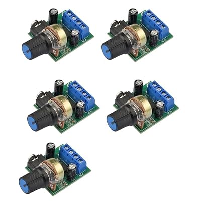 LM386 Small Power Amplifier Board YX1667 3-12V 0.5W-10W Adjustable Sound Module Replacement Portable Circuit Board