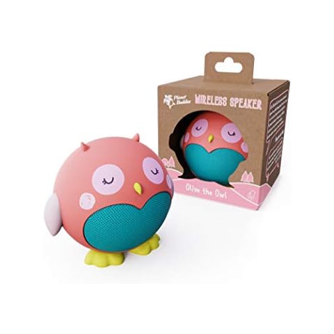 Planet Buddies Kids Bluetooth Speaker, 4hr Playtime and Built in Mic, Easy to Connect, 33ft Wireless Speaker Compatible with iPhone, Samsung and More - Pink Owl Cover