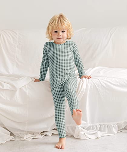 Image of AVAUMA Baby Boys Girls Pajama Set 6M-7T Kids Cute Toddler Snug fit Pattern Design Pjs Cotton Sleepwear