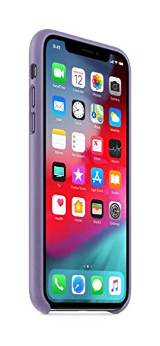 Image of Apple iPhone Xs Leather Case - Lilac