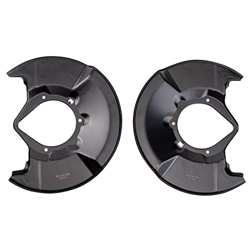 Trq Front Brake Dust Shield Set Compatible With 2006-2011 Honda Civic #TOP1