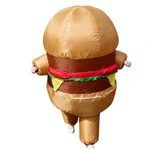 Déguisement de hamburger gonflable pour animer vos soirées de Mardi Gras et Pâques