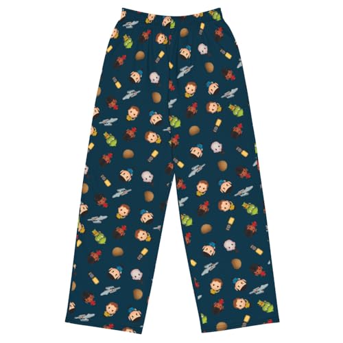 Star Trek: The Original Series Chibi Unisex Wide Leg Pants - Officially Licensed - XX-Large Multi