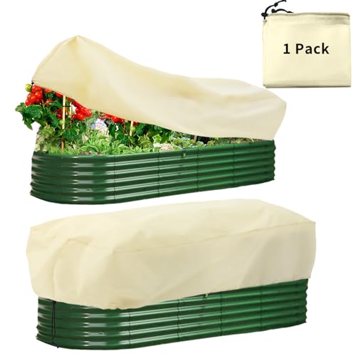 EAVNCLG Rectangular Plant Protection Cover, Winter Outdoor Garden Plant Frost Protection Blanket, Plant Frost Protection Cover, Plant Protection Wrap Cover, 1 Piece, 102 x 51 x 19.7 Inches
