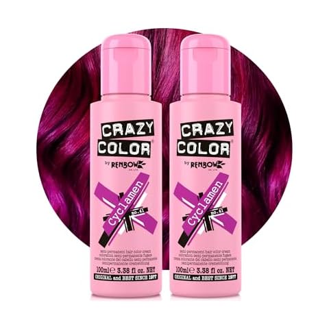 Crazy Color Cyclamen Semi-Permanent Hair Dye Cover