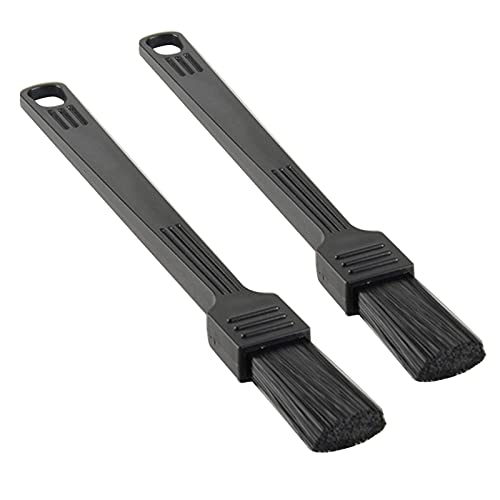 AUTUUCKEE 2pcs Mini Polvo Matcha Máquina Limpieza Negro Molinillo de Café Cepillo Hogar Cocina (Negro) Cover