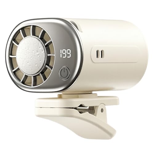 Miniventilador portátil con clip semiconductor personal de montaje múltiple y rotación ajustable 2