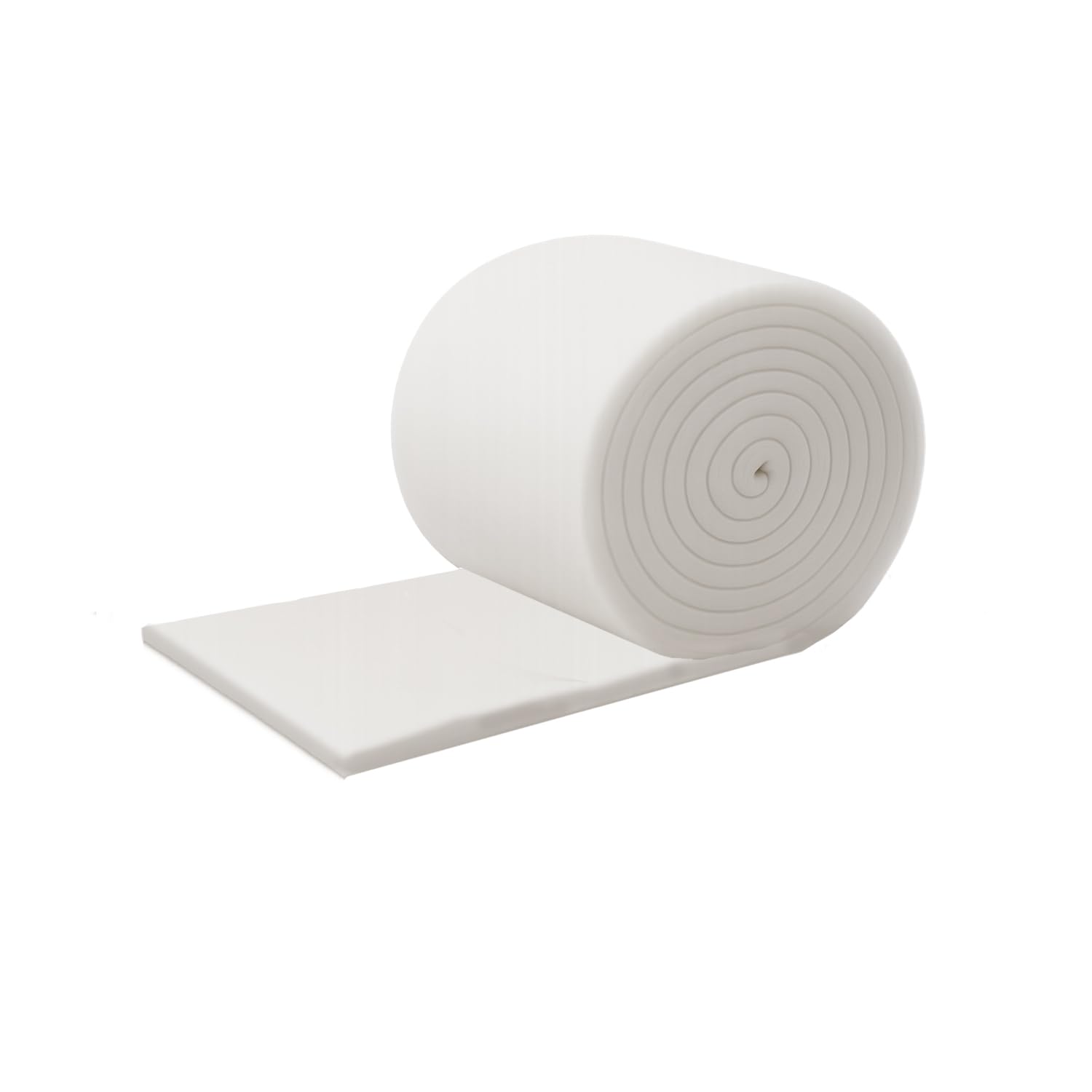 Polyester Wadding Fabric, White, 150cm Width, Flame Retardant, Hollow Fibre Dacron, Supplied by The Metre, Multiple Weight Options 14oz (14oz (Per metre as Continuous Length))