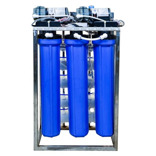 Image of AquaDart 50 LPH Commercial Ro + Uv Protection RO Water Purifier Plant Stainless Steel With High Tds Membrane And Auto Shut Off + Tds Adjuster (50 litre)