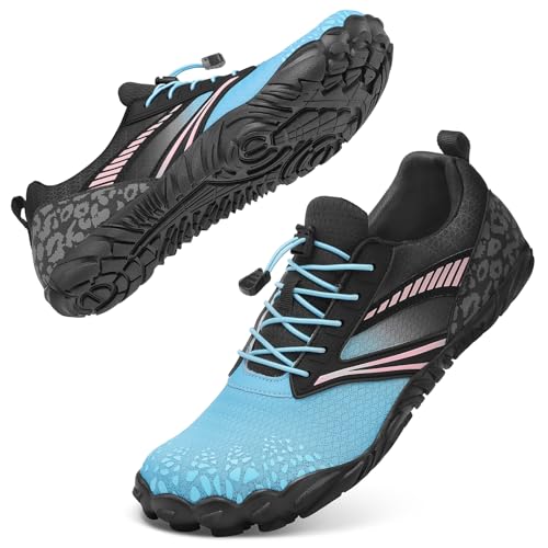 Image of ATHMILE Water Shoes for Women Men River Aqua Shoes Barefoot Sport Quick-Dry Adult Swim Shoes for Beach Lake Pool Hiking Surfing Kayaking Camping Size | Quick Dry Non-Slip Wide Toe Box Shoes for River Kayak Fishing Lake Cruise Vacation Outdoor Water Activities