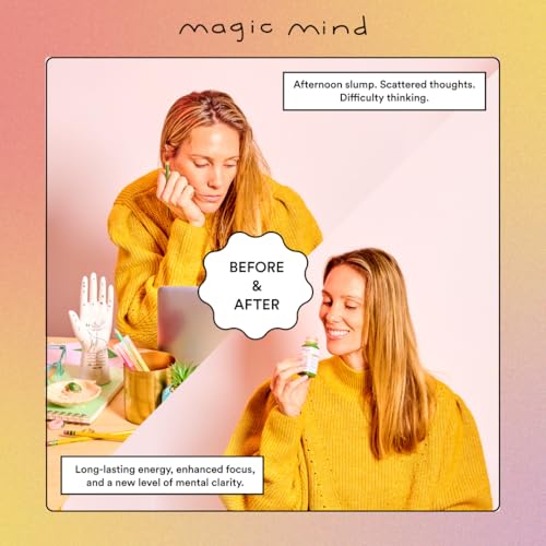 image for Magic Mind Energy and Focus Drink Shots - Stress Relieving, No Jitters