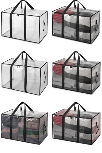 Veradome Heavy Duty Clear Tote Bag for Storage & Organization